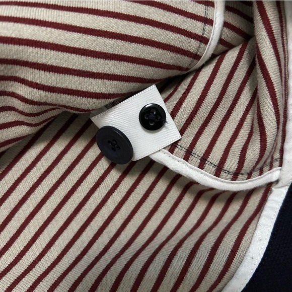 Wings + Horns Navy Pique Cotton Utility Blazer | Made in Canada - Picture 5 of 6